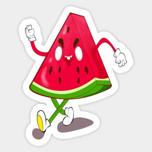 Cute Happy Watermelon Sticker